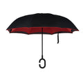 C Handle Double Layer Umbrellas Windproof Reverse Promotional Upside Down Reversible Umbrella