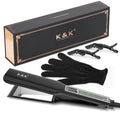 Professional 1.75\"/1\" Floating Titanium Flat Iron Advanced Touch Screen Best Hair Care Device MCH Ceramic Tourmaline Electric