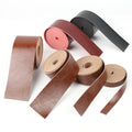 1" 1.5" 2.0" Wide 2M Long DIY Crafts Microfiber Leather Strap for Leather Crafts Belt Handle Bag DIY Accessories Supplies