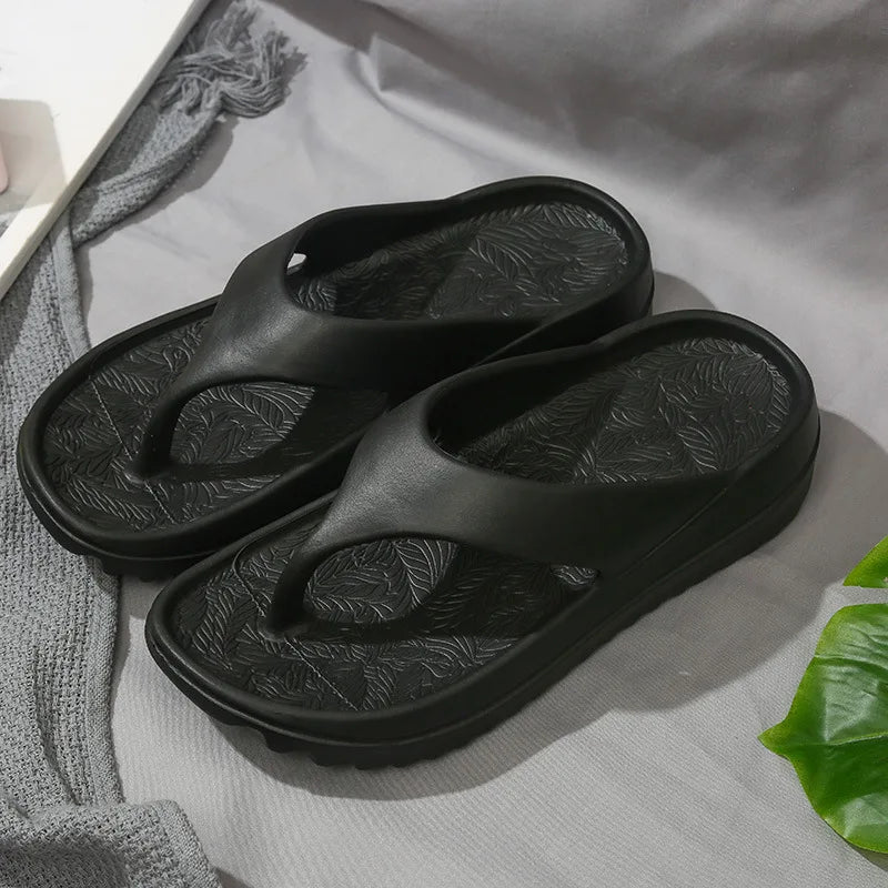 2026 New Women's EVA Platform Flop Sandals Soft Slip Resistant Breathable Lightweight Sporty Outdoor Indoor Use Summer