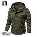 Liu Ming Custom Wholesale 2024 Autumn Winter Outdoor Windbreaker Oversize Hooded Coats Clothing Jacket for Men
