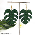 Hawaiian Earrings Colorful Chunky Wood Earrings Bulk Jewelry Coloful Earrings