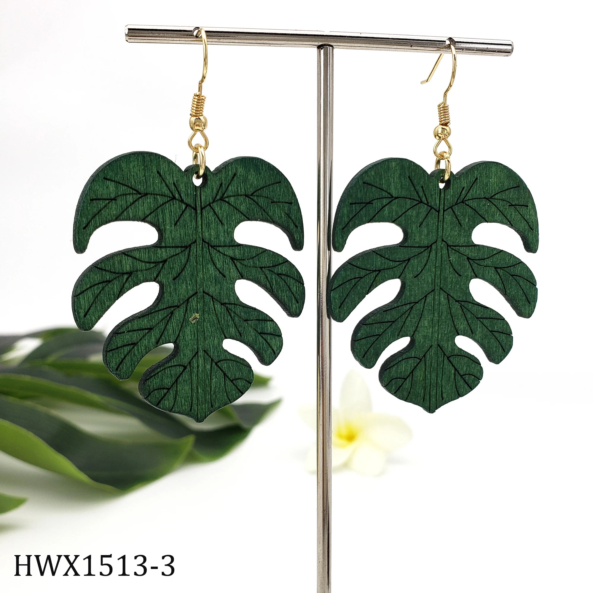 Hawaiian Earrings Colorful Chunky Wood Earrings Bulk Jewelry Coloful Earrings