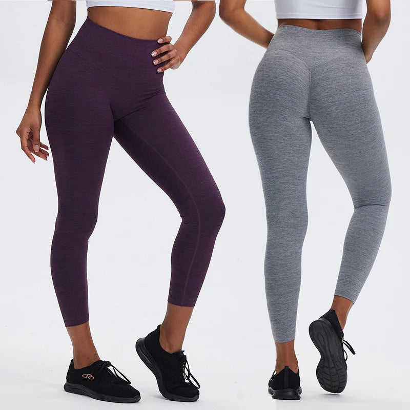 SHINBENE Sculpt Peach Women Soft High Waist Leggings Hidden Butt Scrunch Athletic Yoga Pants