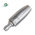 High Pressure 3600psi/200bar Stainless Steel Washing Turbo Nozzle 1/4 Quick Plug Connection Rotating Blaster Jetter