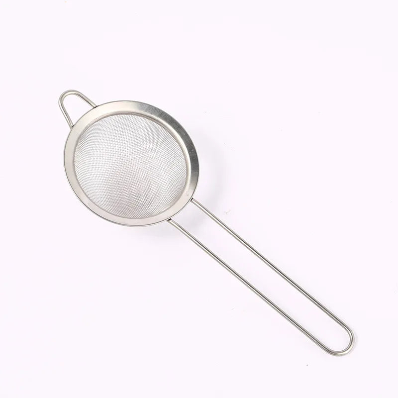 Wholesale Custom Logo Food Grade Stainless Steel Fine Mesh Strainer with Long Handle for Bars