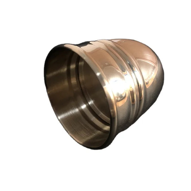 Custom logo Copper Metal Dice Roller Cup Dice Stacking Cup Shaker Mirror Polishing Brass Dice Cup