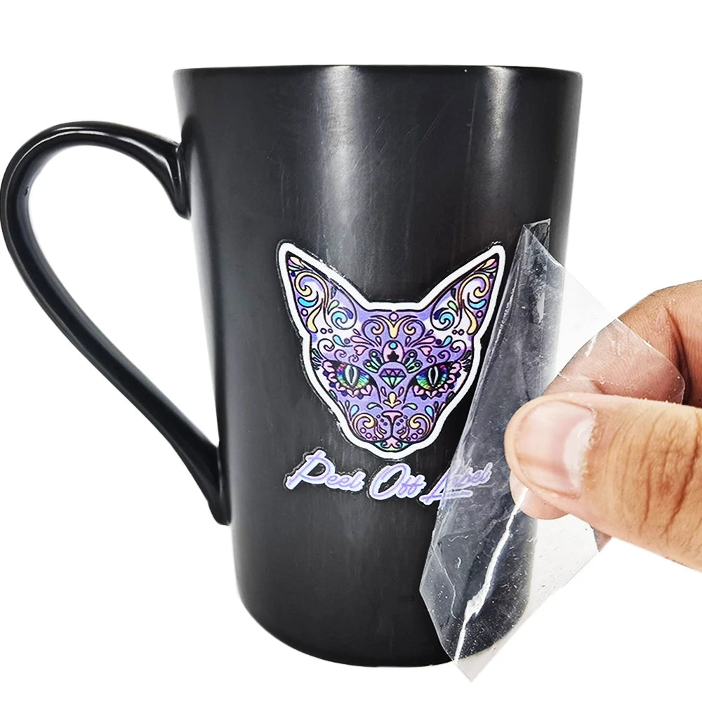 Custom Printing Cup Mug Wrap Color UV  Transfer Label Sticker for Box Children Are Transferable