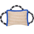 USMILEPET Factory Direct High Quality Rough Hemp 3 Handle Dog Bite Pillow Sustainable Dog Training Product