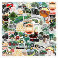 50pcs Cool Cartoon Car Vehicle Cute Truck Decals for Boys Farm Tractor Sticker