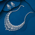 Luxury Nigerian CZ 2pcs Wedding Jewelry Set Romantic Bridal Zirconia for Women's Party Anniversary-Full UAE Dubai Coverage