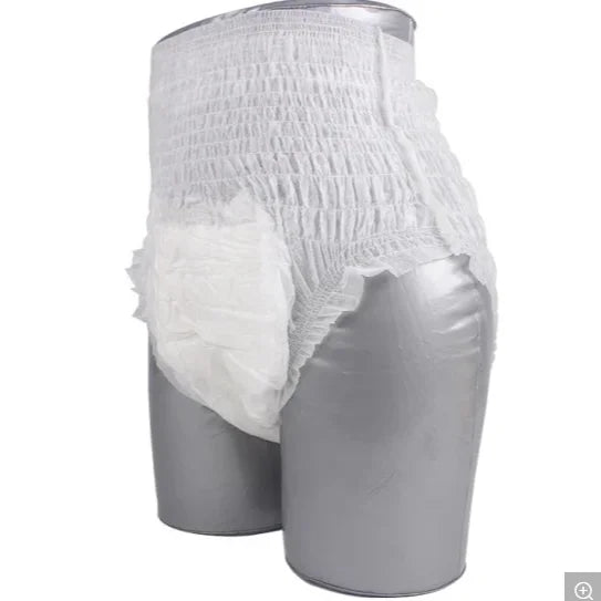 High Quality Disposable Adult Diaper Pants 3D Leak Prevention High Absorbency Breathable Backsheet Soft Pull-Up M/L/XL Sizes