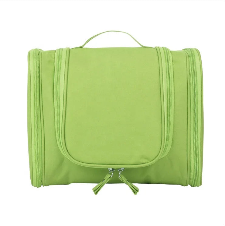 Travel Portable Folding Makeup Bag Waterproof Hanging Toiletry Bag for Women Toiletry Travel Bag with Hanging Hook Eco