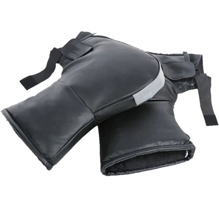 Wholesale Oxford Electric Handlebar Glove with Reflective Strip Windproof Waterproof Warm Motorbike Handle Bar Hand Cover Muffs