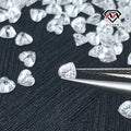 D Color VVS Clarity Heart Shaped Cut Loose Moissanite for Earrings and Necklaces Jewelry Accessories