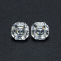 Asscher Cut 4.0mm ~ 10.0mm Synthetic Gemstone Jewelry Carat Stone White D Color VVS Moissanite Diamond
