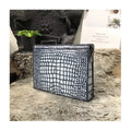 Best Selling Stylish Luxury Quality Exotic Real crocodile Skin Clutch Bag