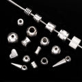 High Quality Stainless Steel Spacer Beads Charm Pendant Necklace Bracelet Earring Accessories for Diy Jewelry Findings Supplies