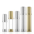 Low MOQ PP White Cap Plastic 15ml/30ml As Airless Pump Bottle for Lotion Cosmetic Packaging