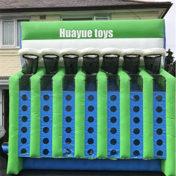 Inflatable Connect 4 in a Row Target Shooting Interactive Game Inflatable Basketball Game