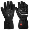 Winter Sports Men's Full Finger Electric Heated Gloves with Smart Temperature Control and Touchscreen Compatibility
