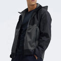 Mens Custom logo Color-matching Jackets Mens Sportswear Windproof Running Jackets Gym Athletic Active Printable Training Wears