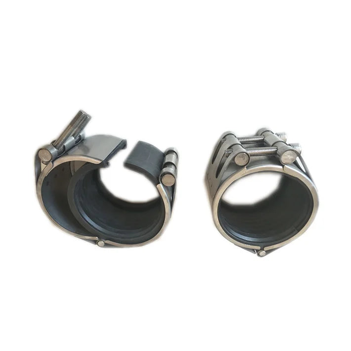 DN200 Wholesale Coupling Stainless Steel Plumbing Hdpe Water Pipe Semi Circle Mini Type Repair Clamp
