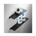 Matte Black Bathroom Storage Shelf Wall Mounted Shower Shampoo Organizer