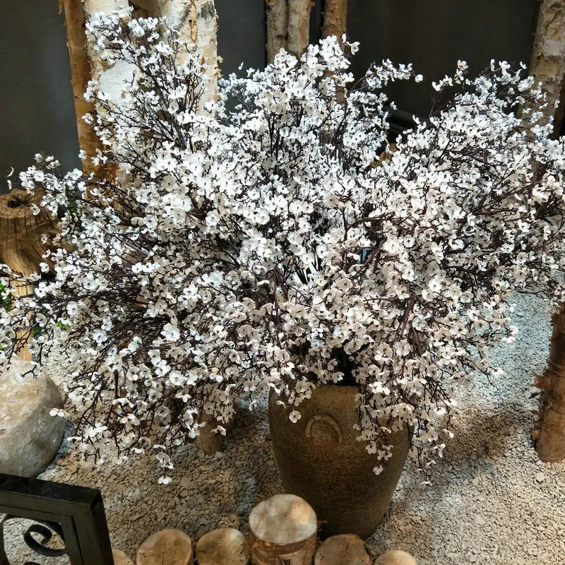 M41 Hot Sale Colorful Artificial Silk Flower Babysbreath Dried Gypsophila Bouquet Decoration Flowers