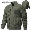 Factory OEM Mens Jacket Multi 3D Pockets Tactical Jacket New Design Durable Fabric Bomber Safari Jacket Outdoor Wear Ropa Hombre