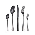 Innovation Trend 2021 Stainless Steel Black Gold Flatware Stainless Spoons Knife and Forks Cutlery Set