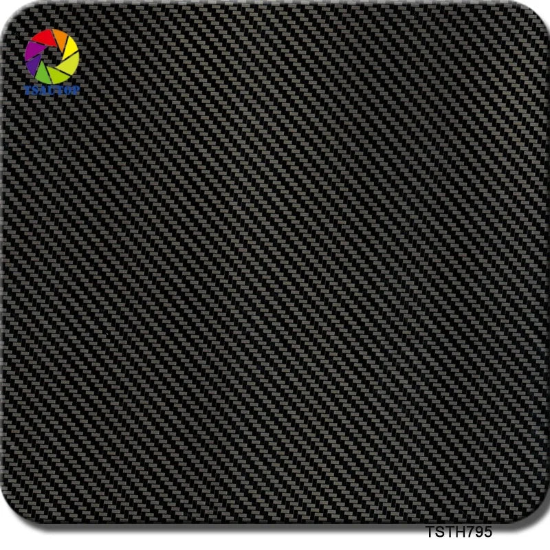 TSAUTOP 0.5m Carbon Fiber  Cool Hydro Dipping Film Liquid Print Spray Paint Dipping in Water Wtp795