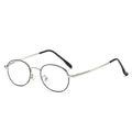 Fashion 2024 Ins Trend Anti Blue Light Glasses Men High Quality Oval Metal Eyeglasses Frames Women Custom logo Wholesale