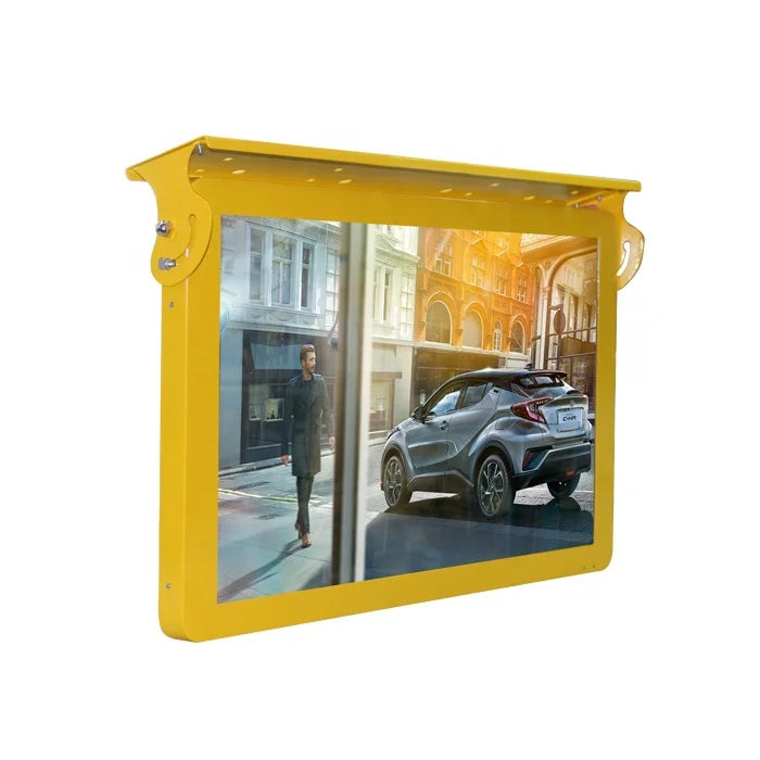 27inch Yellow Color Ceiling Mount Bus Lcd Display Monitor with VGA in