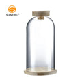 Premium Bartender Kit Bar Tools for Cocktail With Wooden Base Glass Dome Smoking Cloche for Whiskey