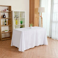 Muti Color Budget Wrinkle Resistant Rectangular Lace Fabric Polyester Tablecloth
