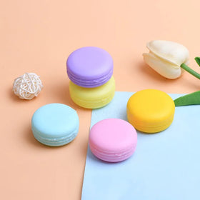 10g Macaron Colorful Cute Cosmetic Lip Balm Film Container 10ml Macaroon Eye Cream Jar