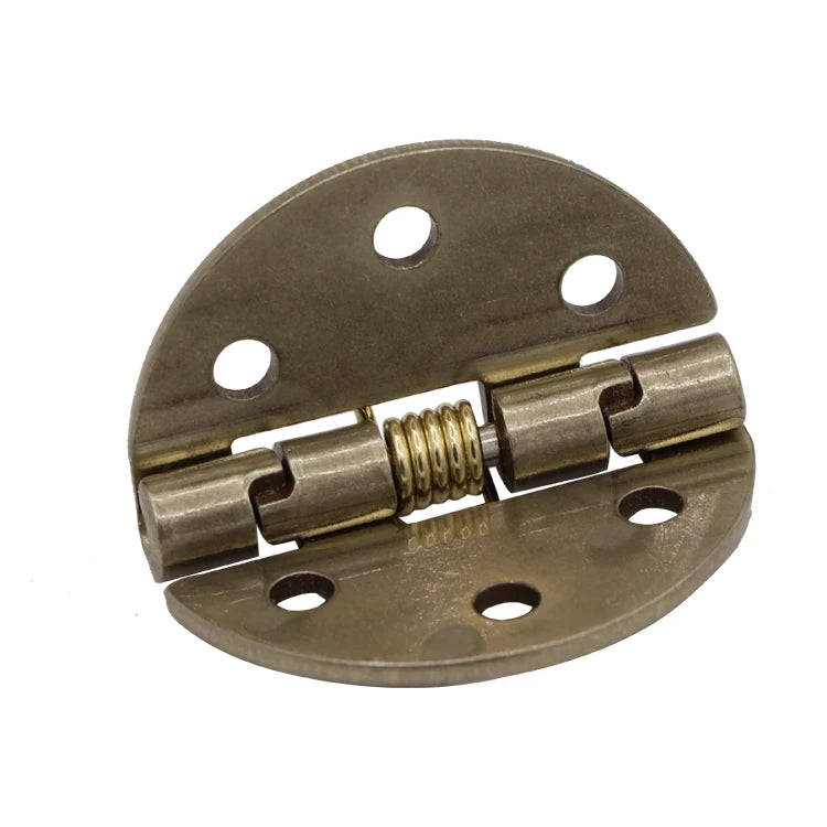 Cigar Wooden Case Nickel Steel 180 Degree Hardware Round Box Hinges for Home Office Warehouse Kitchen Dining & Bathroom Antirust