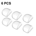 Door Stops Clear Pad Self-adhesive Silicone Door Stopper Bumpers for Wall Protection Door Buffer Floor Stop for Protector