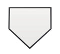 RubySub 250*250*12mm Wooden Baseball Plaques Sublimation Blanks Homeplate Plaque