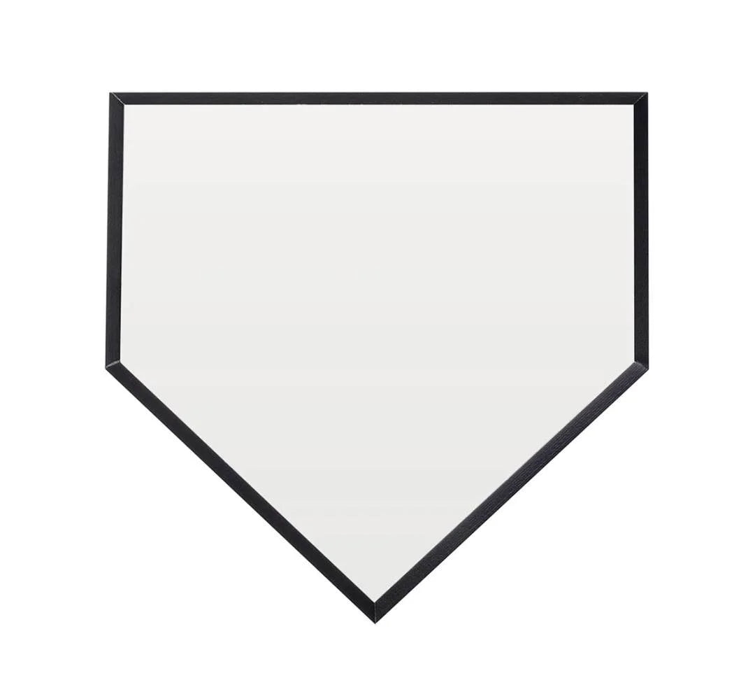 RubySub 250*250*12mm Wooden Baseball Plaques Sublimation Blanks Homeplate Plaque