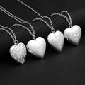 Personalized Couple Alloy Photo Frame Heart Locket Necklace for Women Gril
