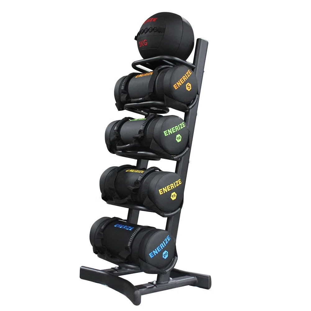 Gym Equipment Sandbag Weighted Ball Storage Rack Multi-Function Energy Pack Storage Rack