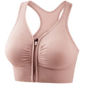 Wholesale New Front Zipper Sports Shockproof Bra Comfortable Breathable Women Yoga Vest Bra