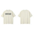 Custom Logo Streetwear Oversized Heavy Cotton Men's T-shirts Graphic High Quality Print Heavyweight Acid Wash Vintage T Shirt