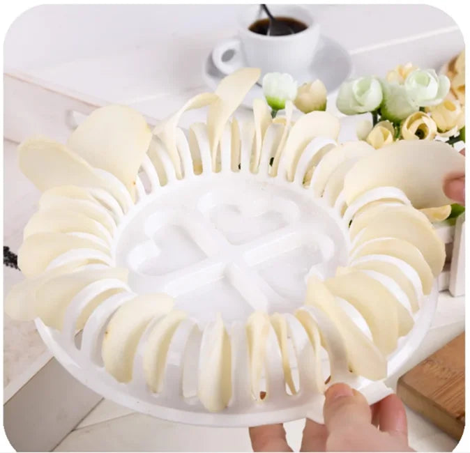 Kitchen Baking Tool 3pcs Set Homemade Microwave Potato Chip Baking Tray Snack Food Rack Baking Tray Potato Chip Maker