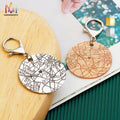 Wholesale Custom Blanks Acrylic Keychain Epoxy with Stainless Steel Keyring and Heart Pattern Position Line