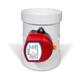 75mm to 200mm PVC Air Volume Regulating Valve Motorized Round Duct Air Volume Control Damper for Conditioning Air Ventilation