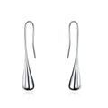 Fashionable Ready to Ship Water Drop Shape Stainless Steel Earrings Jewelry