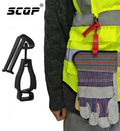 High Quality Custom AT-2 Glove Clips Safety Belt Clip Holder for Work Gloves Made of Durable Plastic for Hanging Safety Gloves